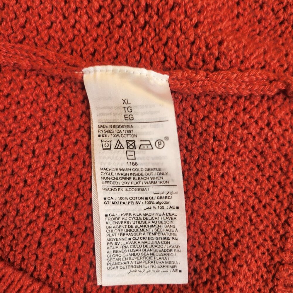Old Navy Rust Colored Sleeveless Crochet Knit Crop Top Size XL - Picture 4 of 7